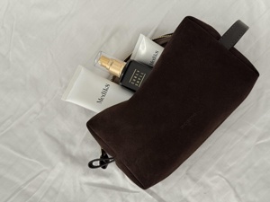 Bolsa de Aseo de Cuero Genuino Unisex Personalizada, Estuche de Viaje Vintage Impermeable para Cosméticos y Artículos de Afeitado LYG-0171 - Product Image 4