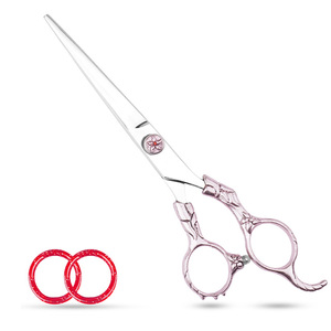 Bán Buôn Chuyên Nghiệp 7-Inch Bạc Kéo Cắt Tóc Chất Lượng Cao Thép Không Gỉ Lưỡi Sắc Nét Cho Tóc Cắt Cho Salon - Product Image 1