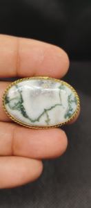 Colgante de ágata natural al por mayor con bisel ranurado para collar, dijes de howlite - Product Image 2