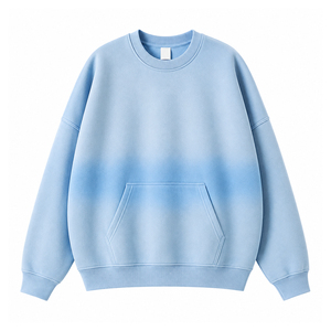 เสื้อสเวตเชิ้ตปักลายแบบ OEM สำหรับผู้ชาย ผ้าฝ้ายทรงโอเวอร์ไซส์  ขั้นต่ำในการสั่งซื้อน้อย เหมาะสำหรับร้านค้าออนไลน์ในสหรัฐอเมริกา - Product Image 5