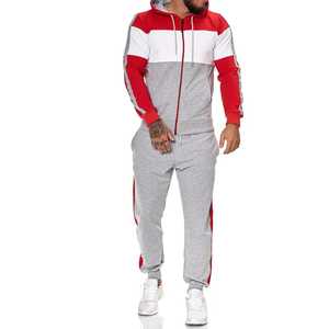 100%Cotton Gym Long Zipper Tracksuit 380GSM Top Premium Quality Direct Pakistan Supplier <b>Pullover</b> <b>Men</b> Tracksuit . - Product Image 2