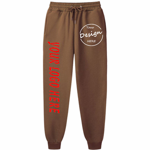 Men's Cotton <b>Fleece</b> <b>Jogger</b> Pants Lightweight Anti-Shrink Breathable Anti-Wrinkle Anti-Pilling Elastic Waist Drawstring Casual - Product Image 4