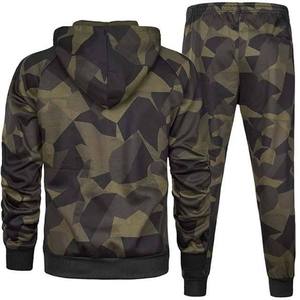 Ensemble pantalon et sweat à capuche camouflage pour homme, impression par transfert thermique, polyester, vêtements de travail haute visibilité, certifié CE, tenue de jogging confortable - Product Image 6