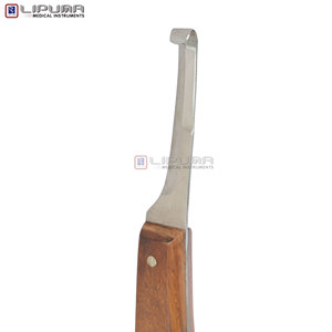 มีดตัดแต่งกีบม้าด้านเดียว ด้ามจับโค้งรับมือคนถนัดขวา ทำจากเหล็กกล้าไร้สนิม สำหรับตัดแต่งกีบม้า ปศุสัตว์ และสัตว์เลี้ยง - Product Image 5