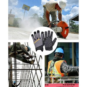 Nouveauté : Gants de conduite Alpha Racing en cuir à écran tactile, antidérapants, coupe-vent, à doigts entiers, avec fermeture auto-agrippante, respirants – Les meilleurs - Product Image 4