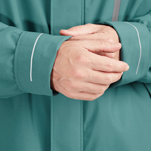RACBO IMPEX Parka Impermeable para Hombre, de Poliéster, con Capucha, Cierre de Cremallera, Corte Holgado, Largo hasta la Rodilla - Product Image 4