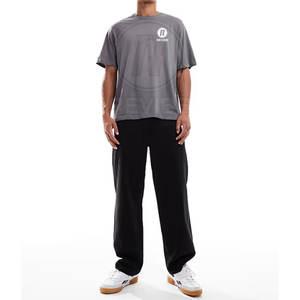 T-shirt Boxy Homme Col Rond Coupe Slim 2026 en Coton de Haute Qualité avec Impression Personnalisée du Logo - Product Image 2