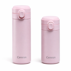Stainless Steel Vacuum Tumbler 420ml Thermal Insulation <b>Bottle</b> for Travel in <b>Pink</b> Blue White Red - Product Image 4