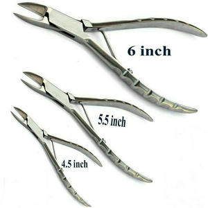 Fettle Med Professional Coupe-ongles droit 12 cm en acier inoxydable à double ressort, qualité professionnelle pour salon et podologie, pour ongles épais - Product Image 3