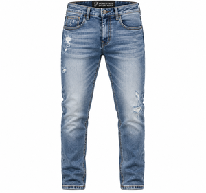 กางเกงยีนส์ผู้ชายแฟชั่นทรงสลิมฟิต ยืดหยุ่น ใส่สบาย สไตล์ลำลอง - Product Image 5