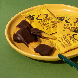 High Quality Semi-<b>Sweet</b> Chocolate-dipped Dried Mango From Vietnam-90g <b>Box</b> OEM/ODM for Retailing - Product Image 5