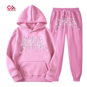 Producto de Alta Demanda, Ropa de Invierno, Chándal con Pedrería, Chándales de Algodón Transpirable con Logotipo Personalizado de Alta Calidad para Hombre - Product Image 4