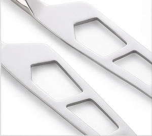 Modern Stainless Steel <b>Cheese</b> <b>Knife</b> <b>Set</b> With Blue Handle Durable Kitchenware For Serving <b>Cheese</b> Camping Use And Dining Use - Product Image 2