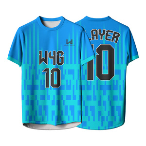Custom Personalized Anti Bacterial Men's Soccer Sports Jerseys with Team Name Numbers 100% Polyester Football Jerseys for Clubs - Product Image 4