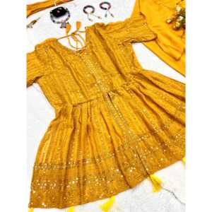 Designer <b>Party</b> <b>Jumpsuit</b> with Top-Bottom and Fancy Dupatta for Special Occasions - Product Image 6