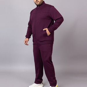 Conjunto Deportivo Casual de Invierno para Hombre, Ecológico, Tallas Grandes, Estampado o Liso, Tejido Cálido, Cintura Elástica con Cordón Ajustable, Cómodo - Product Image 5