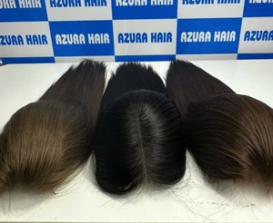 Peluca en Oferta, 20 Pulgadas, 5x5, Densidad Completa, Doble Trama, Lisa, con Frente de Encaje, Cabello Virgen Vietnamita, Color Negro - Product Image 5