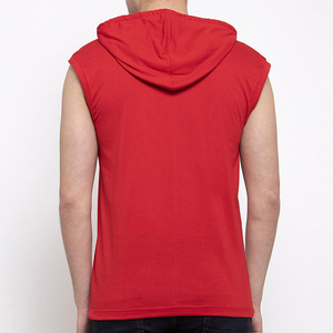 Débardeur de sport à capuche sans manches pour homme, vêtement d'entraînement, maillot de fitness, tenue de sport à vendre - Product Image 2
