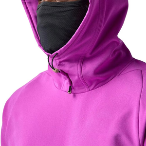 Light Weight Full Sleeves Customized Men's Windproof Polyester/Cotton <b>Hip</b> Hop Style Hoodie <b>for</b> Outdoor Use OEM Design - Product Image 3