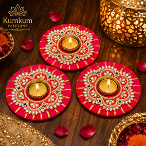 Multicolor Floral Eco-Friendly Durable Handmade Metal <b>Tea</b> <b>Light</b> Candle Holder <b>Christmas</b> Wedding Housewarming Diwali Pooja Room - Product Image 1