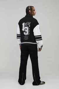 Veste universitaire personnalisée haut de gamme pour homme, brodée, style baseball, respirante, décontractée, streetwear, mode - Product Image 6