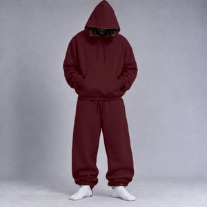 Conjunto Deportivo Personalizado para Hombre, Sudadera de Felpa de Algodón, Pantalones Jogger, Ropa Deportiva Casual, Fabricante Mayorista - Product Image 4