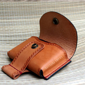 Handmade Genuine Leather <b>Fire</b> Starter Holder Ferro Rod Pouch Bushcraft Camping Survival EDC Gear - Product Image 5