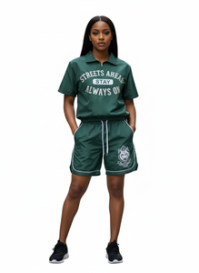 Conjunto Deportivo Personalizado con Logotipo Impreso, Transpirable y Ligero, para Mujer y Hombre, Talla Grande, Conjunto de Primavera de 2 Piezas - Product Image 6