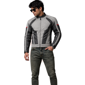 Veste d'équitation de moto blindée pour hommes Veste de motard en textile imperméable avec équipement de protection certifié CE pour les motards de tourisme - Product Image 1
