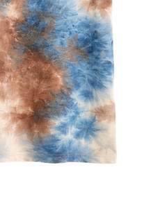 Manufacturer <b>Blue</b> Brown Tie <b>Dye</b> T Shirt Men Cotton Crew Neck Short Sleeve Vintage Wash Casual Streetwear OEM Wholesale Tee - Product Image 6