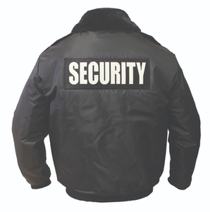 Veste de sécurité unisexe, bomber d'hiver, col en fourrure, fermeture éclair, imperméable, coupe-vent, légère, uniforme de patrouille isolé, personnalisable - Product Image 3