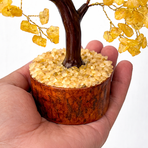 Árbol de Citrino Amarillo de Cristal con 300 Fichas, Bonsái de Piedras Preciosas Hecho a Mano, Decoración Feng Shui para la Riqueza, para Hogar y Oficina, Regalo, Proveedor al por Mayor - Product Image 3