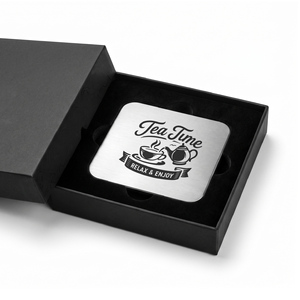 Durable Eco-Friendly Reusable Modern Stainless Steel Custom Square <b>Drink</b> <b>Coasters</b>/Mats <b>for</b> Cafe and Restaurant - Product Image 5