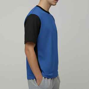 เสื้อยืดผู้ชายทรงบ็อกซี่ แขนเสื้อแบบดรอปโชว์เดอร์ 2 สี ผ้าฝ้าย 100% หนัก 270 GSM สวมใส่สบายๆ ในฤดูร้อน สไตล์สตรีทแวร์ ขายดีอันดับต้นๆ - Product Image 2