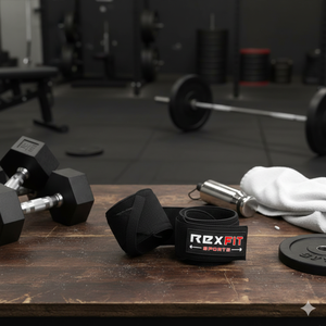 สายรัดข้อมือ Rexfit Sport Premium สำหรับยกน้ำหนัก รองรับข้อมืออย่างดีเยี่ยมสำหรับพาวเวอร์ลิฟติ้ง เบนช์เพรส และการฝึกความแข็งแรง - Product Image 2
