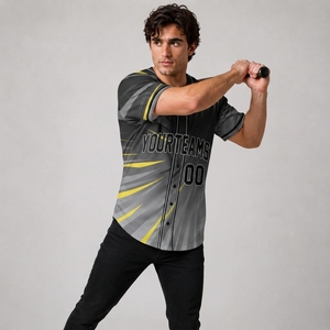 Unisex Baseball Jersey Custom Team Name Sublimated Print Quick Dry <b>Mesh</b> Polyester V-neck <b>Short</b> Sleeve Regular Fit Plus Size All - Product Image 2