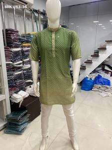 Meilleur fabricant de kurtas et pyjamas en coton PC pour vêtements occasionnels, avec motifs imprimés, de Surat, à prix de gros - Product Image 2