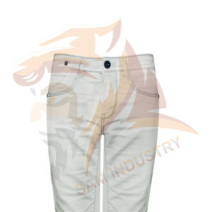 Pantalons en jean pour hommes de haute qualité, style streetwear, couleur unie, fabrication en gros par une usine, quantité importante. - Product Image 3