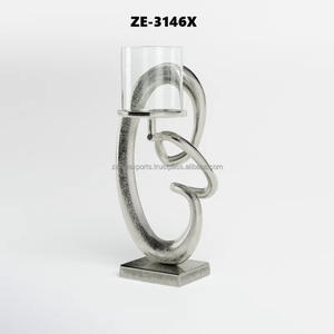 Lanterne en bambou torsadé artistique de style moderne, sculpture d'art flamme contemporaine pour la décoration intérieure et Noël - Product Image 2