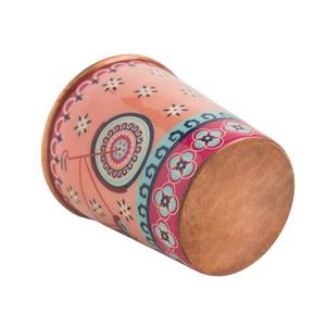 Printed Copper <b>Glass</b> Bicycle Floral Design Decorative Copper Water <b>Tumbler</b> for Home Dining and Gifting - Product Image 5