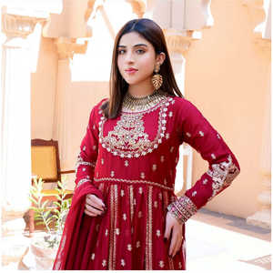 Robes de bal de créateur avec broderie Séquence de travail Pent et Dupatta inclus - Product Image 5