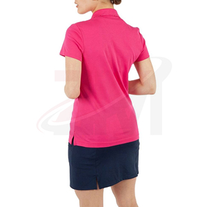 Camisa Polo Clásica de Algodón para Mujer, Manga Corta, Corte Entallado, Tejido Transpirable y Suave, Ropa Casual Elegante de Verano - Product Image 3