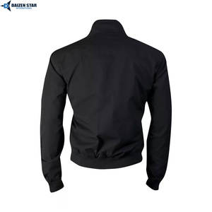 Chaqueta Bomber Unisex de Lona de Primera Calidad, Impermeable, Ecológica, Ligera, con Cuello Alto, Teñido Liso, Fabricación Profesional - Product Image 4