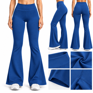 Leggings évasés pour femmes, pantalon de yoga taille haute, extensible, pour l'entraînement sportif, la gym, le fitness et l'exercice - Product Image 6