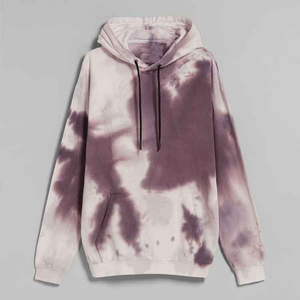 ชุดวอร์มผ้าฝ้ายโพลีเอสเตอร์ลายมัดย้อมขายส่งสำหรับผู้ชาย ชุดวอร์มลายมัดย้อมแห้งเร็ว ชุดวอร์มลายมัดย้อมแขนยาวสำหรับผู้ชาย - Product Image 4