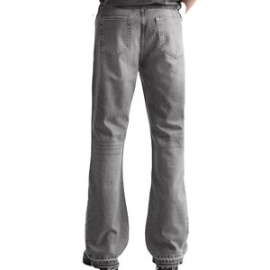 Pantalon cargo en jean décontracté unisexe pour homme, coupe ample, délavé, multi-poches, style travail, extensible, taille mi-haute, nouveau style garçon - Product Image 5