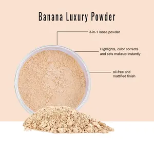 Polvo Suelto de Plátano para Maquillaje, Polvo Facial Ligero para un Acabado Mate de Larga Duración, Venta al por Mayor con Etiqueta Privada OEM - Product Image 2