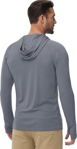 เสื้อตกปลาผู้ชาย UVBAN โลโก้แบบกำหนดเอง ดีไซน์ใหม่ ผ้าโพลีเอสเตอร์ 100% 130 กรัม แห้งเร็ว ระบายอากาศได้ดี ป้องกันรังสียูวี ไซส์ใหญ่ UPF 50 - Product Image 3