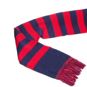 Bufanda Clásica Tejida para Hombre, Larga, Cálida para Invierno, Acrílica, Aislante Térmico, Roja, Azul Marino, con Borde de Flecos - Product Image 6