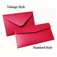 Enveloppes cadeaux personnalisées imprimées, différentes tailles, papier perlé et enveloppes en papier kraft écologique coloré pour mariage et fêtes
